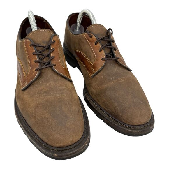 Allen Edmonds Shoes Mens 9.5D Brown Leather Oxfords Berkshire USA Dress main image 7